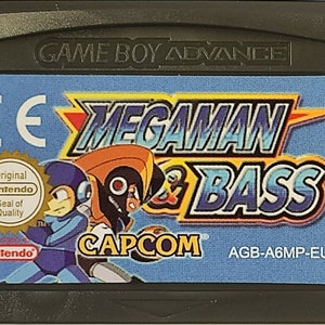 Megaman & Bass. Gameboy advance - High quality Repro