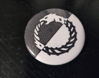 Ouroboros Button Xenoblade Chronicles 3 | Metal Pinback | 2.25 in diameter | Video Games