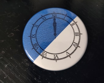Dark Hour Button Persona 3 | Metal Pinback | 2.25 in diameter | Video Games/Anime/Manga