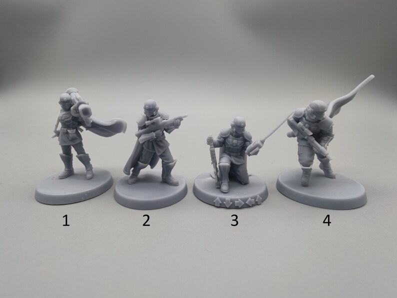 Helldivers 2 Miniatura / Helldivers 2 Figura / Helldivers 2 Mesa / Helldivers 2 Squad / Miniaturas Helldivers impresas en 3D imagen 3