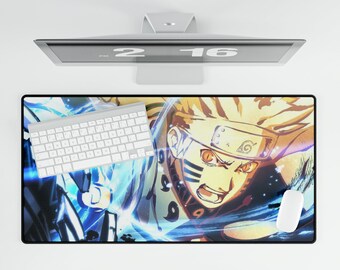 Large Anime Desk Mat - Naruto Desk Mat - Gaming Desk Mat, Long Desk Mats, Mousepad, Anime Game Mats, Gaming Mousepad