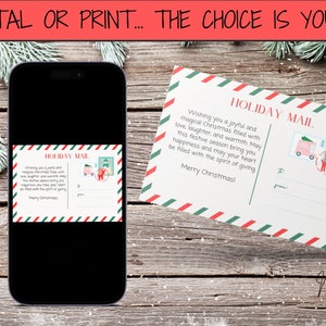 Lettre officielle modifiable du Père Noël Envoi depuis le bureau du Père Noël Noël Pôle Nord Mail Boîte cadeau du réveillon de Noël Téléchargement instantané
