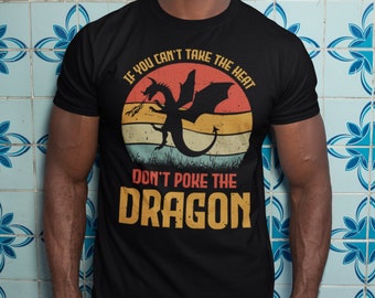 Don't Poke the Dragon | Fantasy Graphic Tee | Fantasy Gift