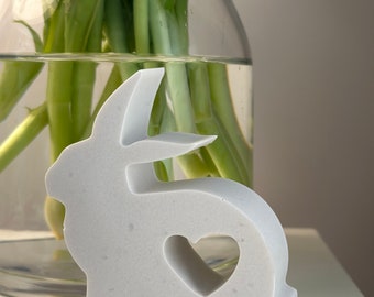 Handmade Easter Bunny Accessories | Jesmonite Bunny |  Accessories | Ornament | Easter Accessories | Jesmonite |  Elegant & Aesthetic |