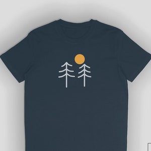 T-shirt unisexe à manches courtes en coton biologique The Two Trees