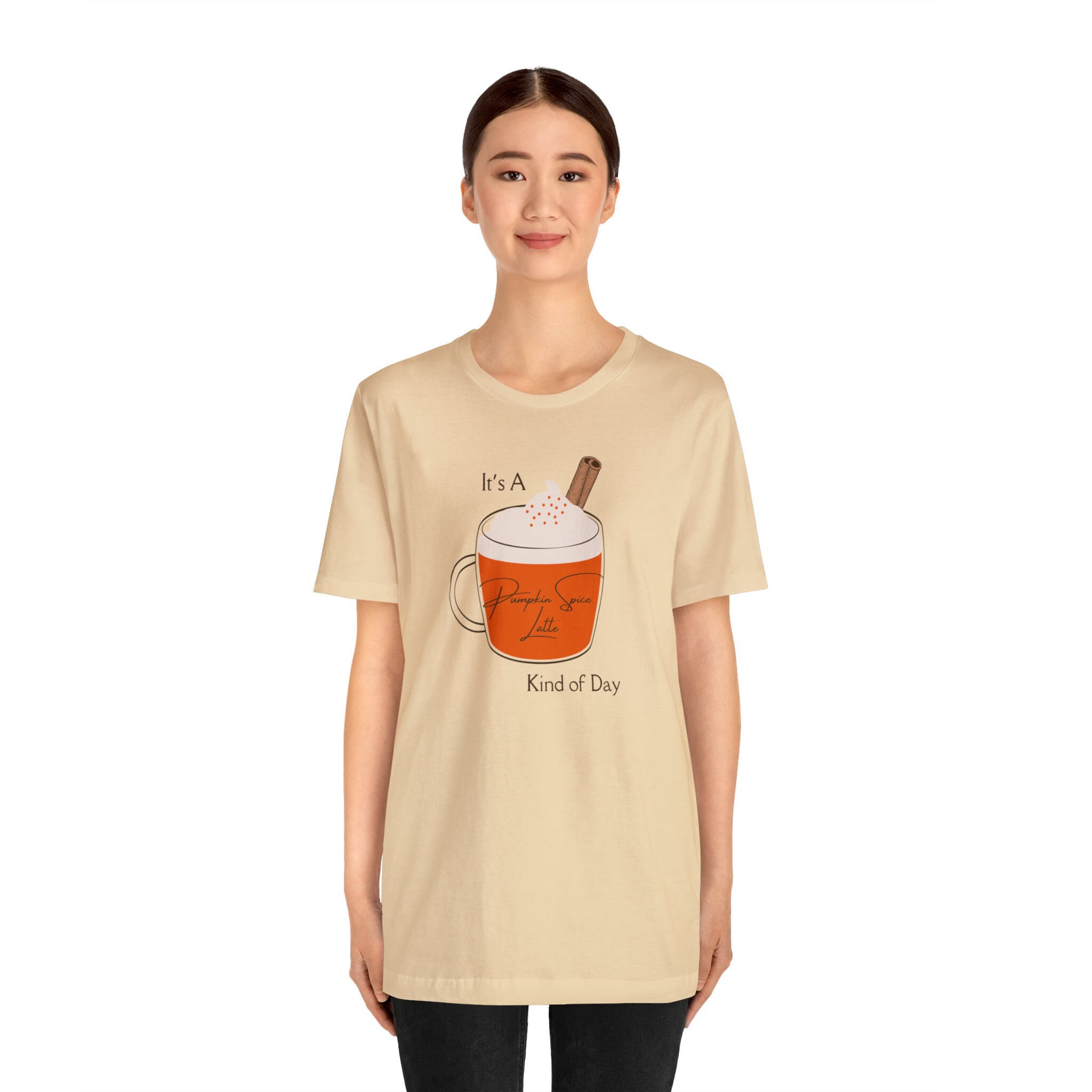 I Drink Pumpkin Spice Lattes and I Know Things Quote T-Shirt main image 1