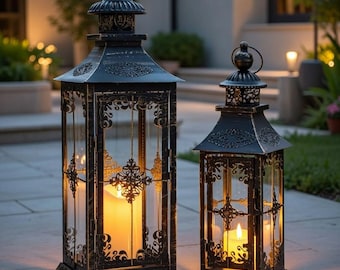 Allgala 3-PC Set Jumbo Luxury Modern Indoor/outdoor Hurricane