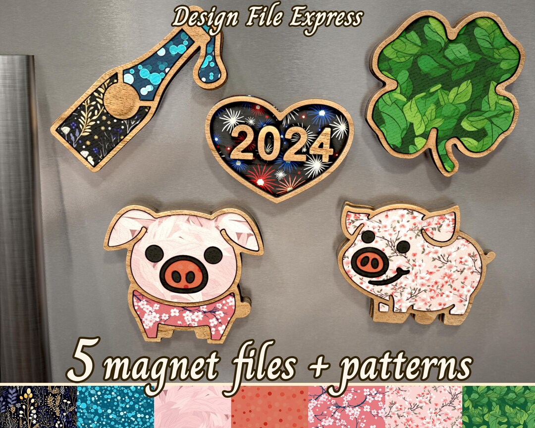 Happy New Year 2024 SVG Files, Celebration Collection