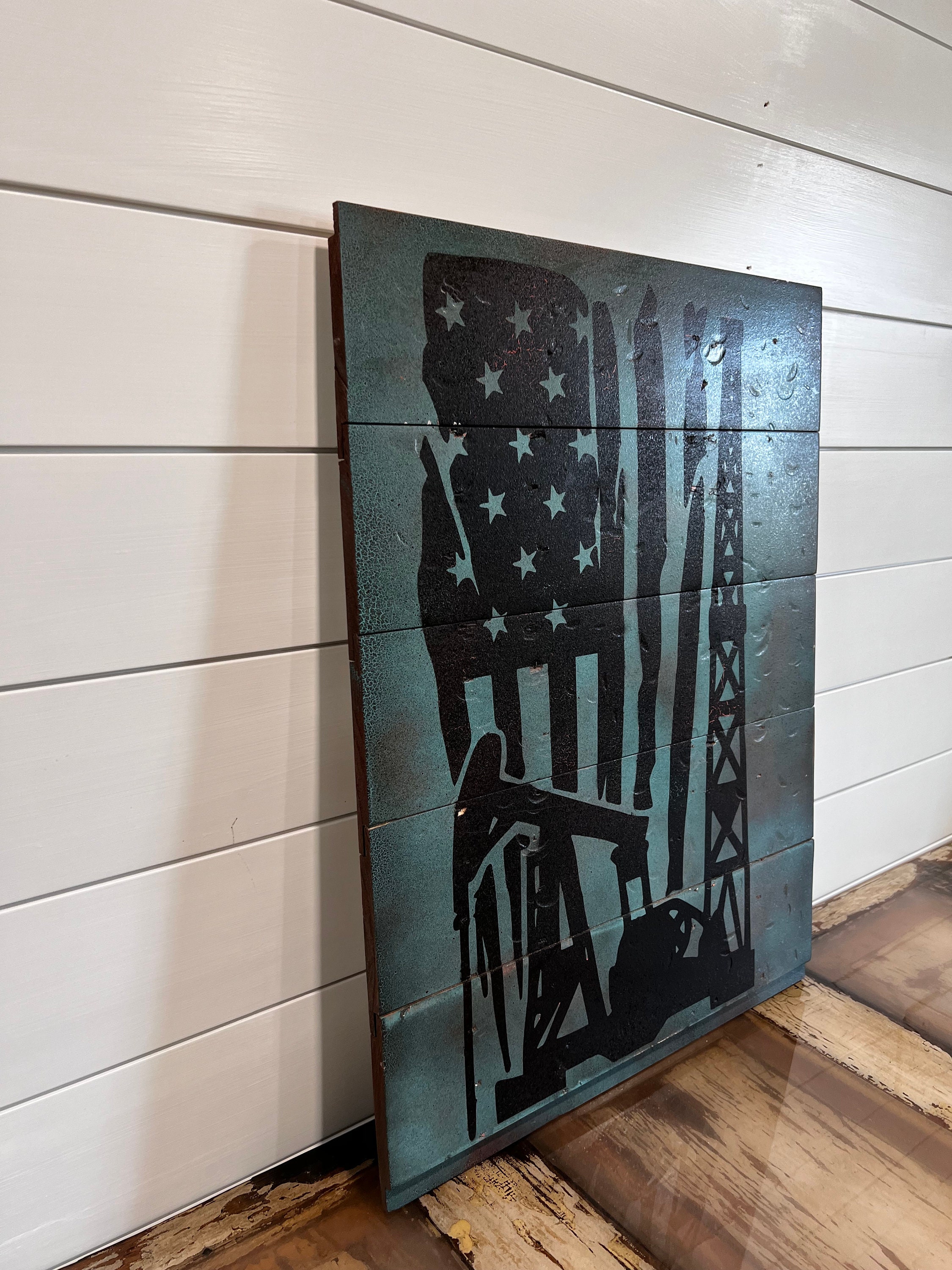 Derrickhand Derrick, Oilfield, Roughneck, Wall Decor, West Texas, East Texas ...