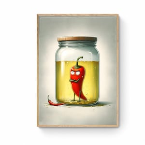 The Last Chili Poster, Sofortiger digitaler Download, Die letzte Chili-Poster, Humor, Melancholie
