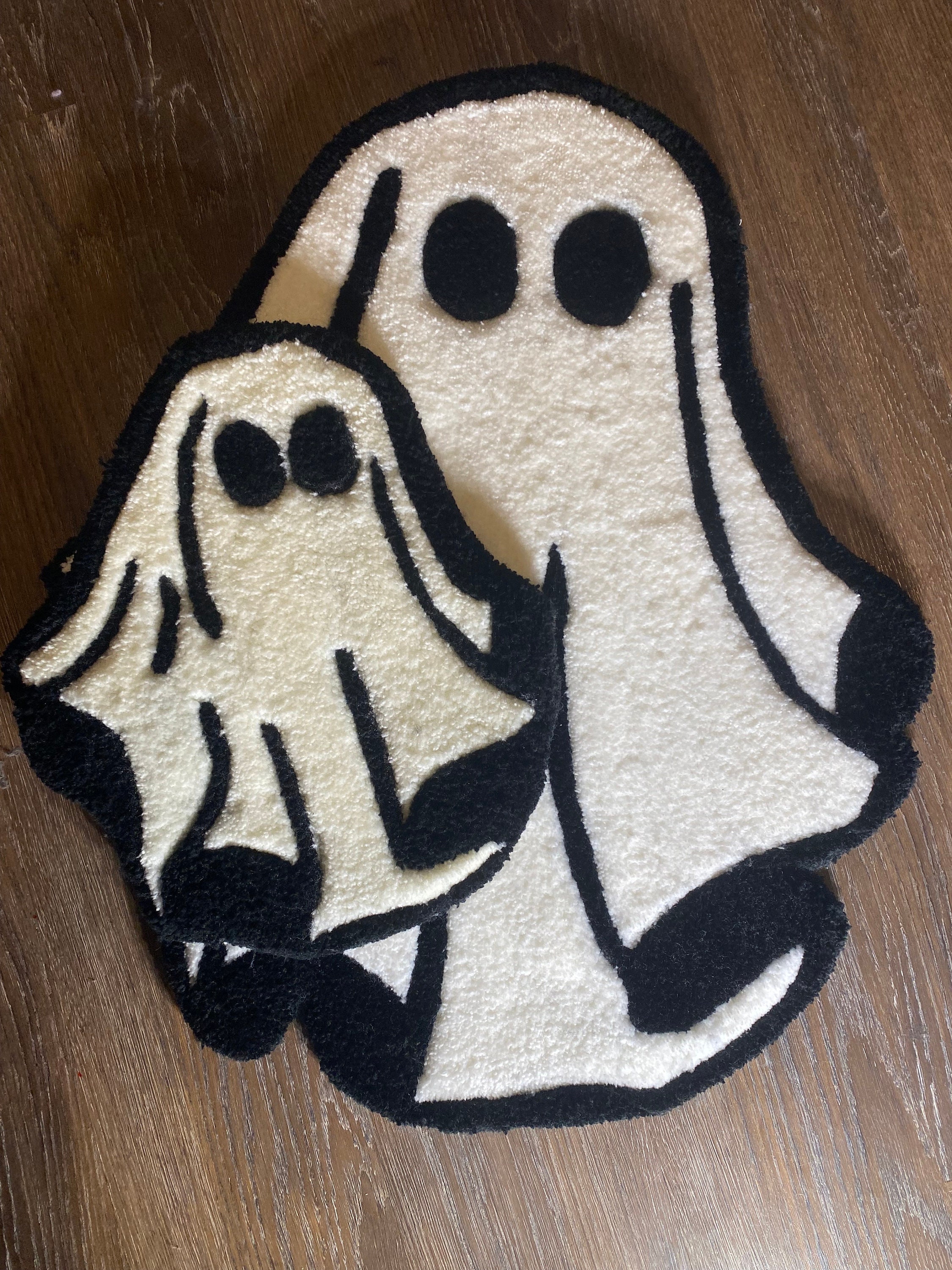 Cute Tufted Ghost Rug and Wall Hanging - Etsy