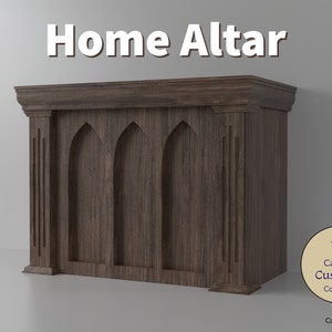 Catholic Home Altar (Hand-made Oratory Altar)