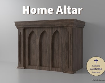 Catholic Home Altar (Hand-made Oratory Altar)