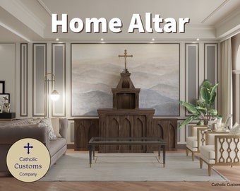 Catholic Home Altar (Hand-made High Altar)