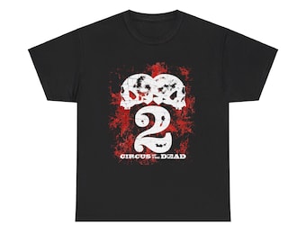 Circus of the Dead 2 Bloody Logo (dark colors) - Unisex Heavy Cotton Tee