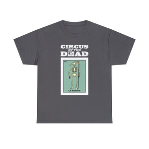 Circus van de Dode Loteria Kaart "la Muerte" Magere Hein T-shirt