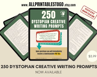 250 dystopische schrijfinstructies: creatieve verhaalstarters (pdf-download)