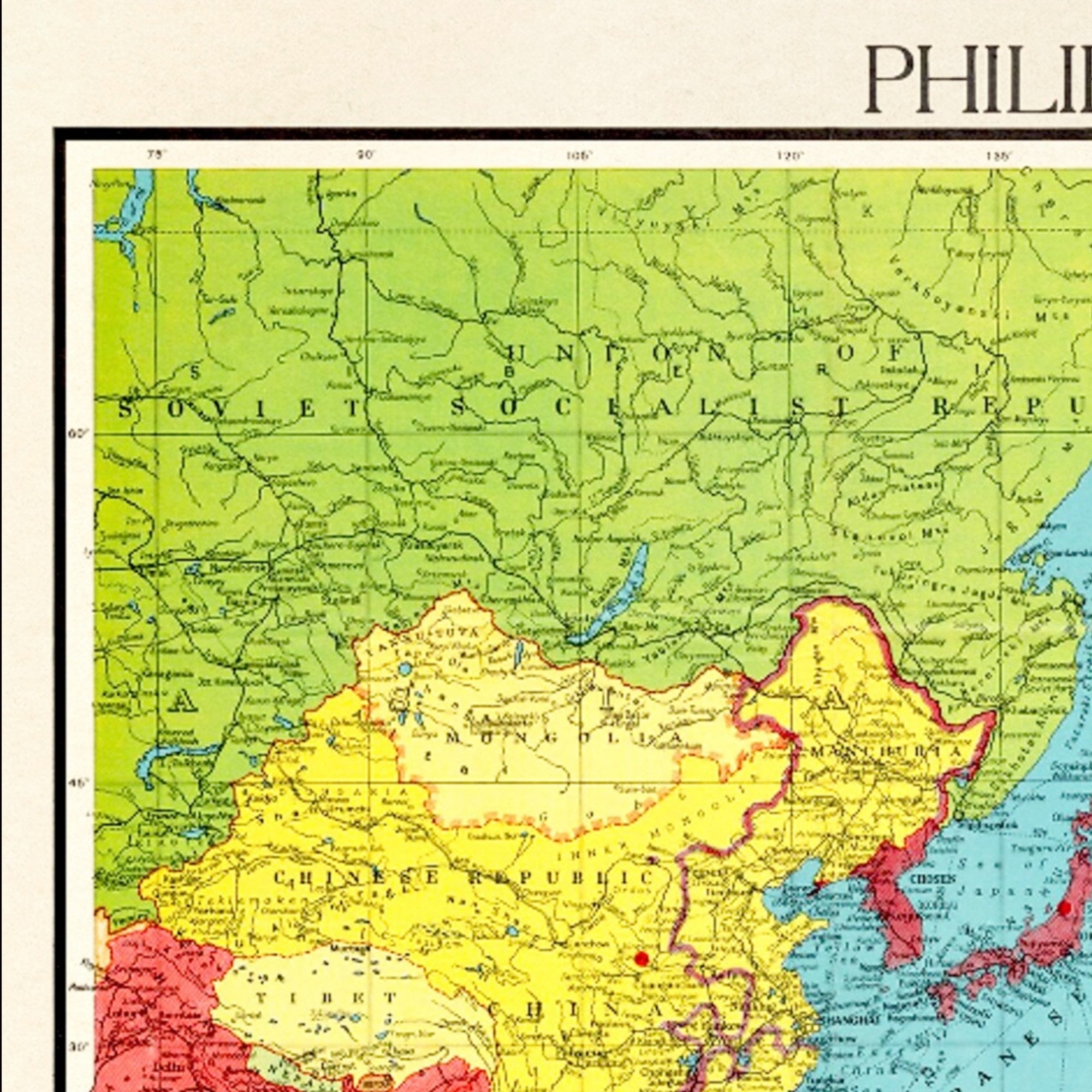 Printable World War II Map of the Pacific Old War Maps World War II ...