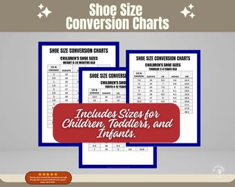 International Shoe Size Conversion Charts: Women, Men, Kids (PDF
