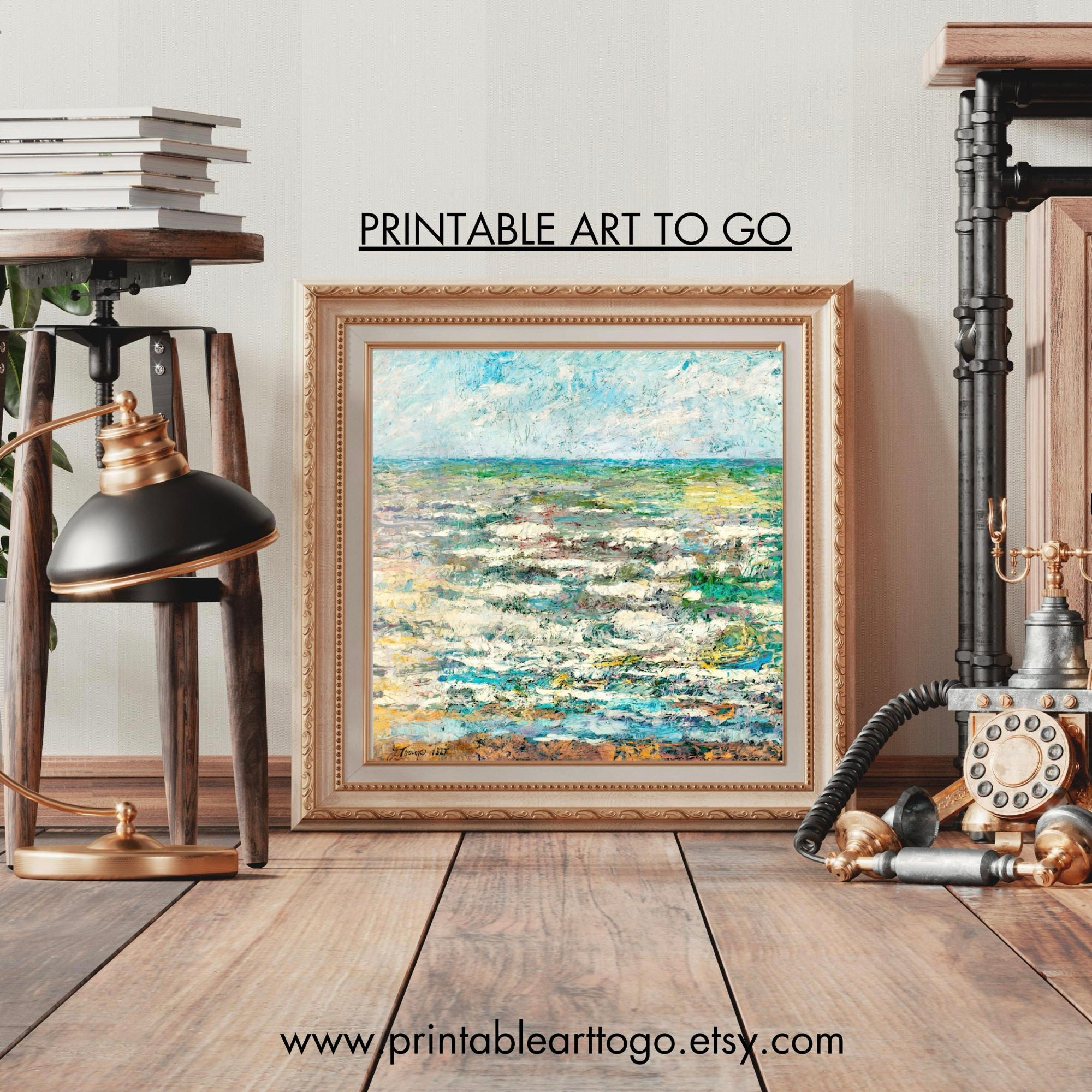 Printable Seascape Printable Wall Art Instant Download to Print and ...