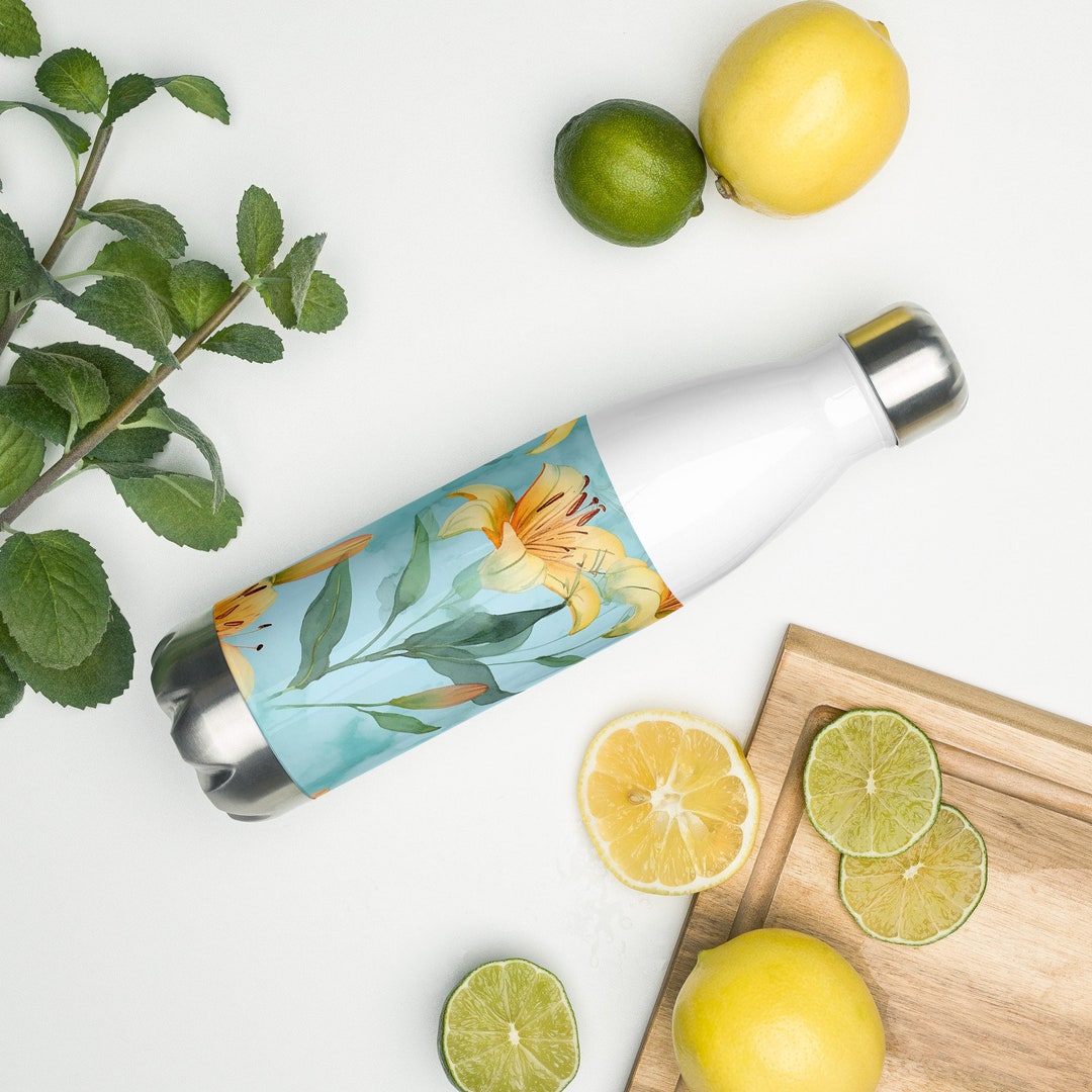 Daylilies Stainless Steel Water Bottle - Etsy