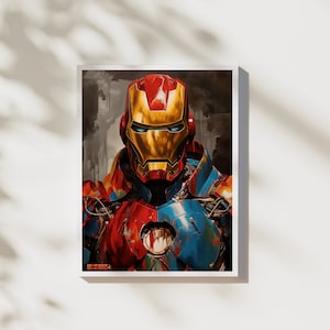 Iron Man Alternative Film Poster zum ausdrucken, digitale Downloads
