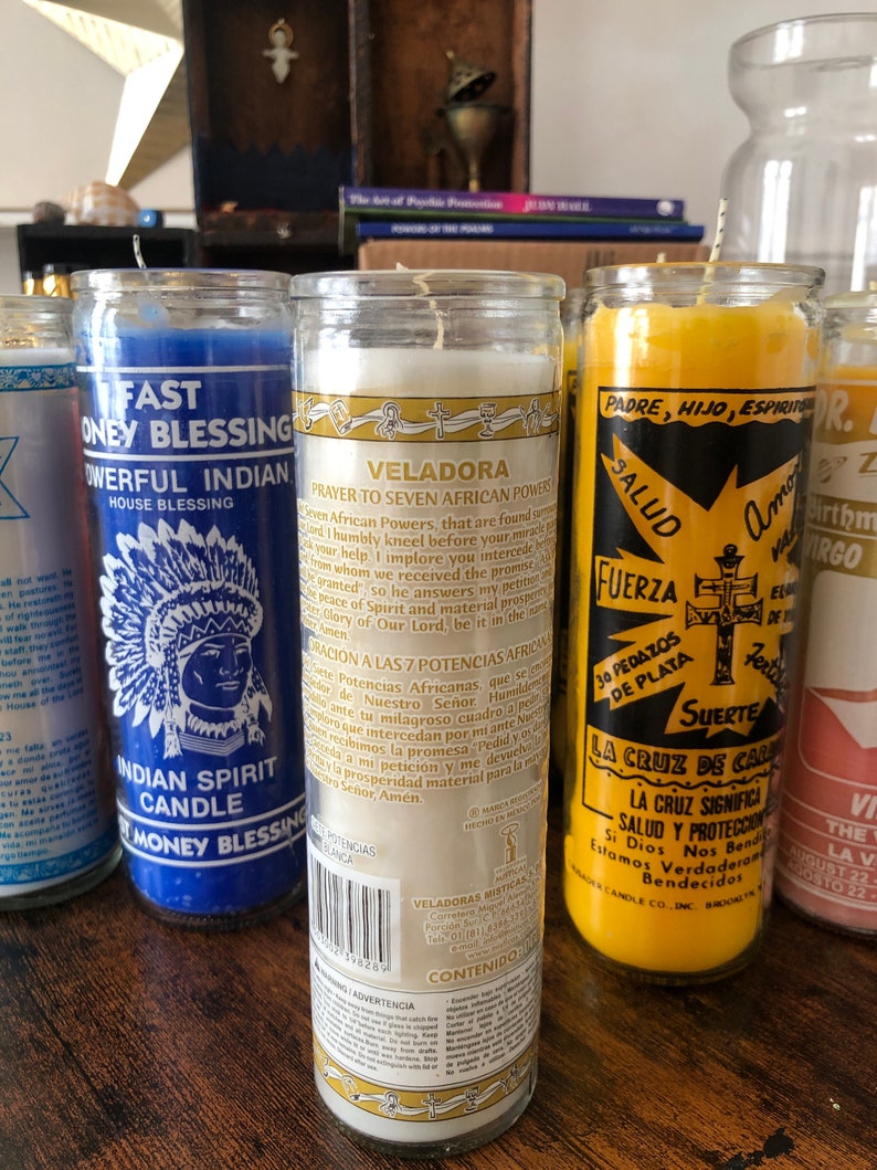 7 African Powers Candle. Fixed Candles. Etsy UK