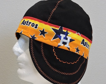 Houston Astros Welder Cap Custom Welding Reversible 100% Cotton Decorative Stitching Sports Astros hat
