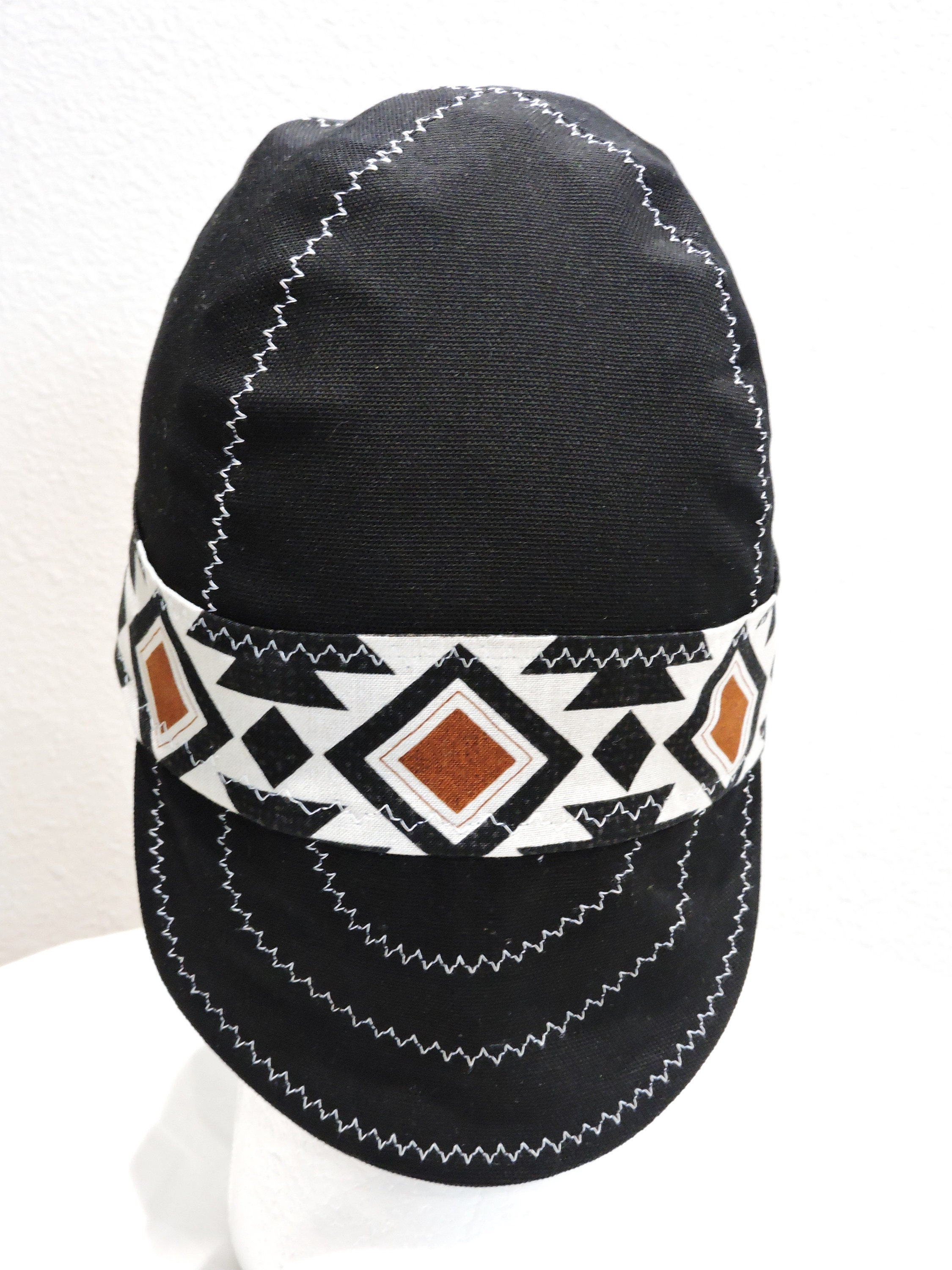 Native Pattern Black Fully Reversible Double-sided Welder Heavy Duty ...