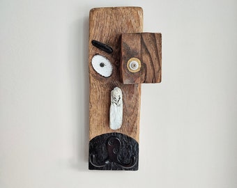 Driftwood key hanger | towel rack