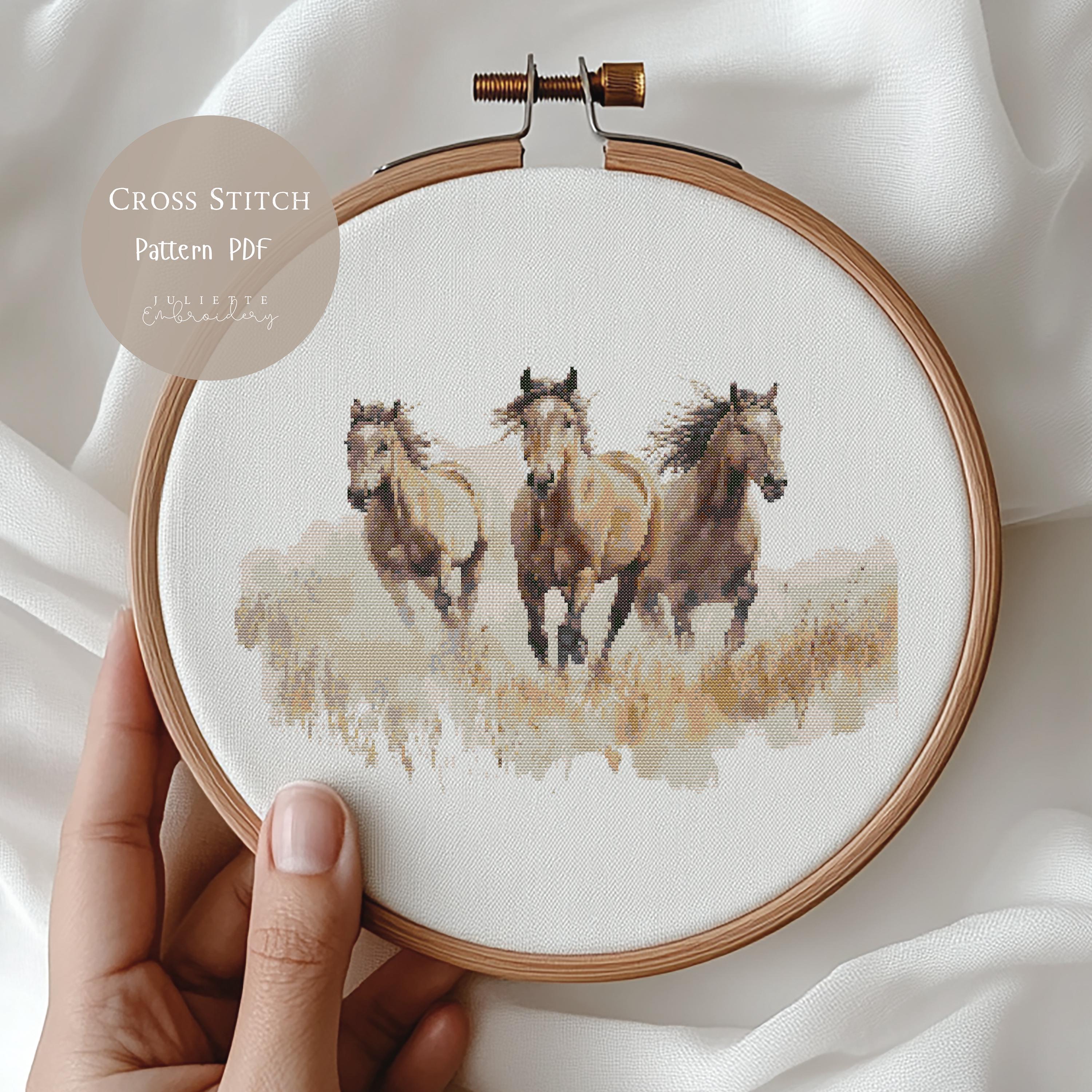 馬の絵刺繍風アート作品　送料無料 刺繍絵 「馬」』（額付き ）｜Yahoo!フリマ（旧PayPayフリマ）