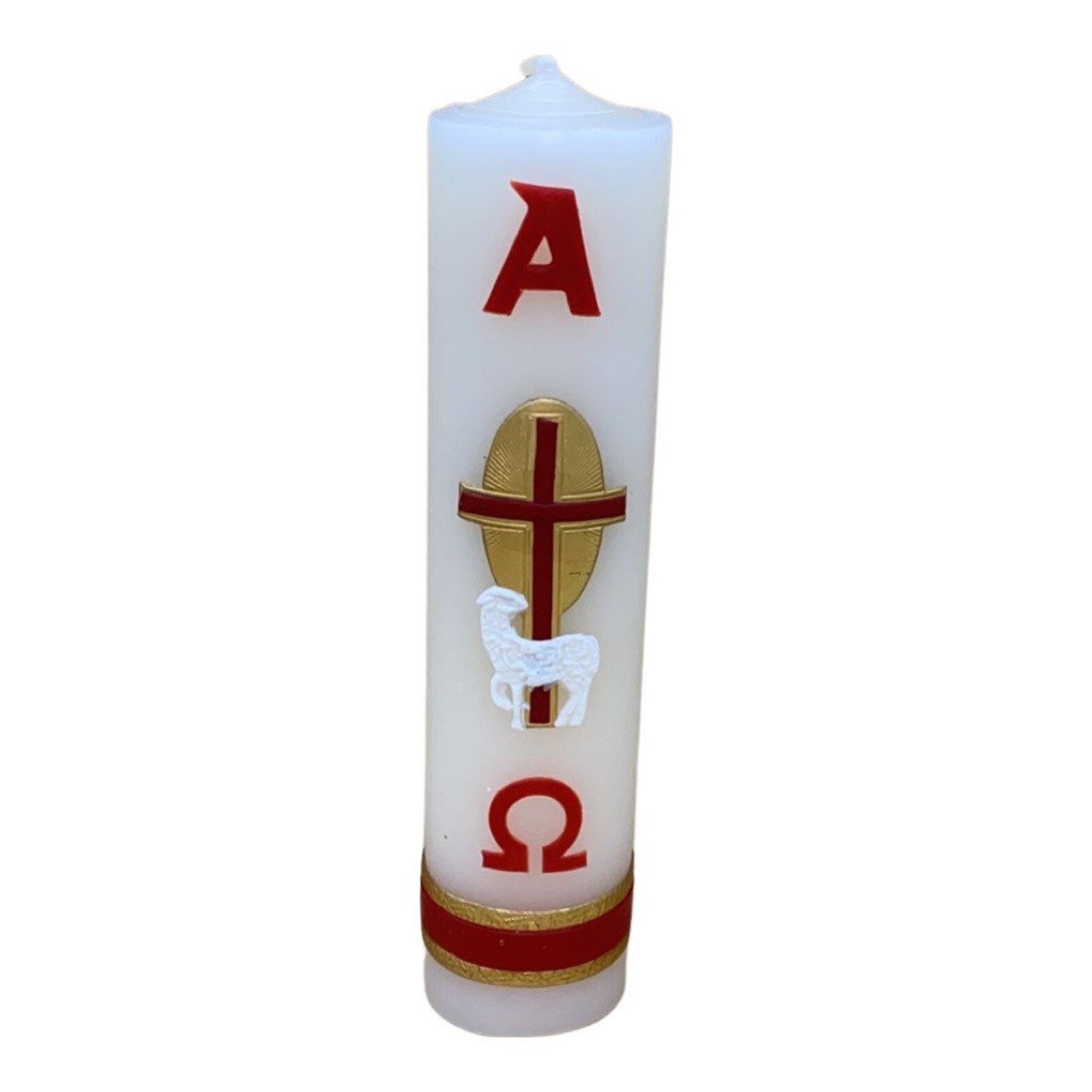 Paschal Candle / Catholic Candle Alpha Omega / Eastern Lent / Cirio