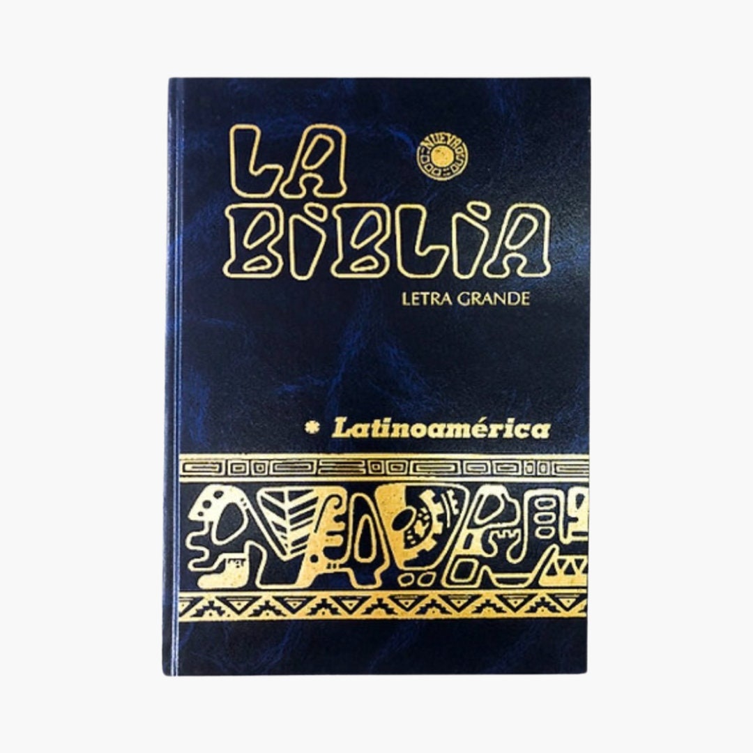 Biblia Latinoamericana En Español Letra Grande Pasta Dura - Catholic ...