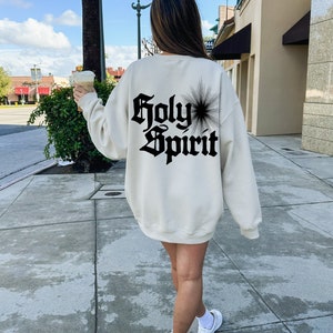 Holy Spirit Graphic Sweatshirt: Unisex Christian Pullover