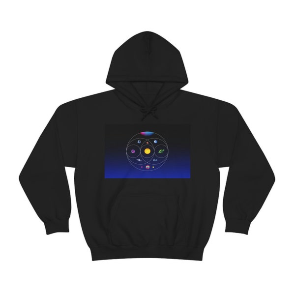 Coldplay Tour Bedruckter Hoodie vorne und hinten - Coldplay Shirt, Coldplay Album, Coldplay 2023