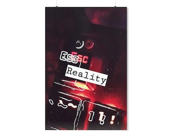 Escape Reality Poster - Think outside the box, aesthetic posters