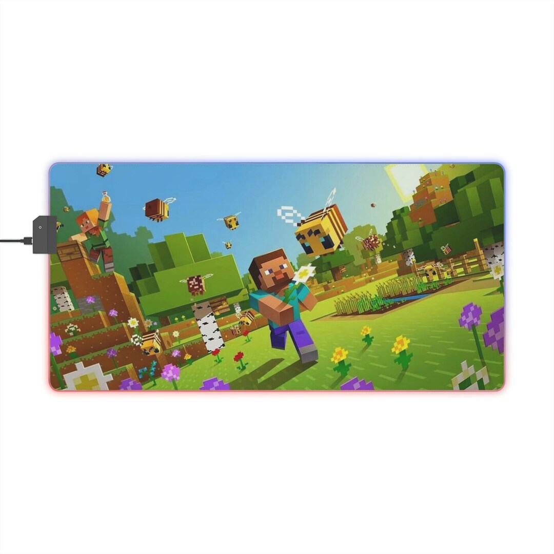 Minecraft LED Gaming Mouse Pad, Minecraft, Gaming, Microsoft, Java
