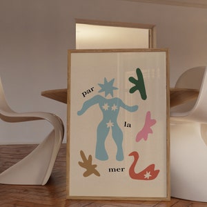 Par La Mer // Abstract Art Print