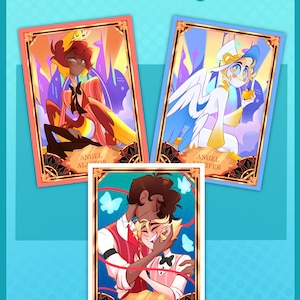 Hazbin Hotel Lucifer Trading Cards - Etsy