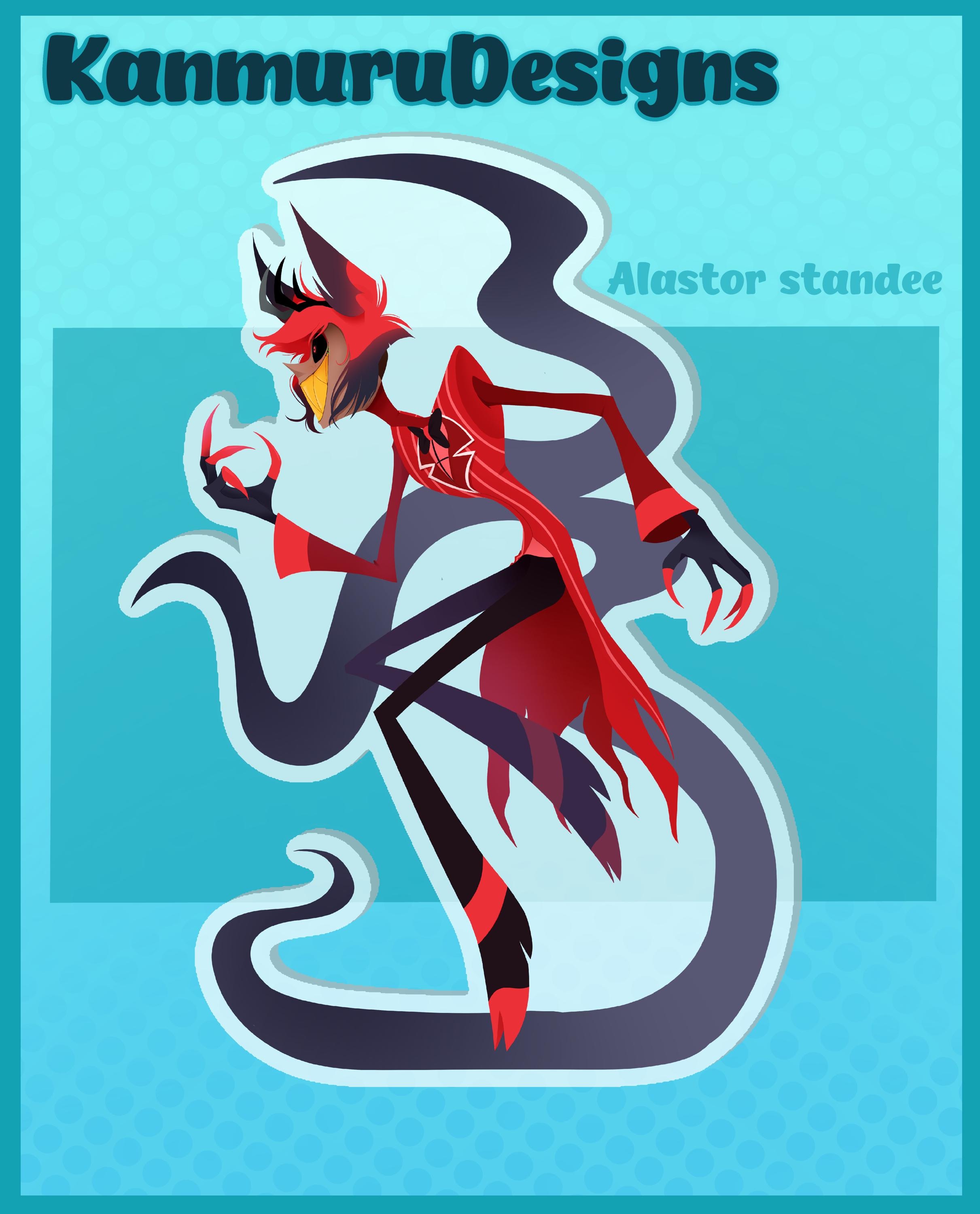 Alastor Hazbin Hotel Playmat - Etsy Canada