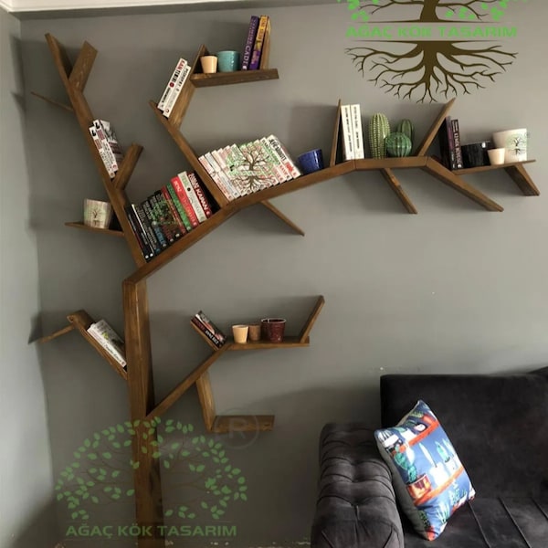 Tree Bookshelf Etsy