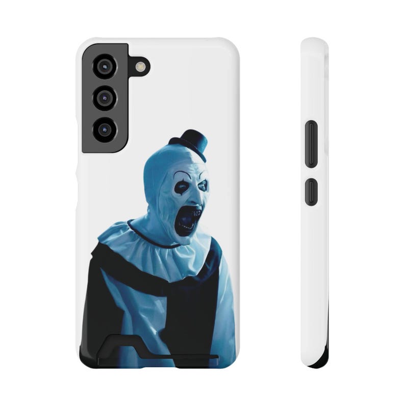 Terrifier One Case Terrifier Art the Clown Phone Case With Card Holder | Horror Movie ...