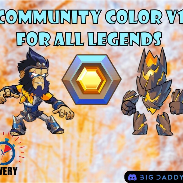 Brawlhalla V1 Color Etsy UK