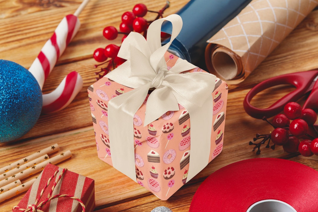 Sweet Treat Theme Wrapping Paper Matte or Satin Finish 30 X 20 Roll ...
