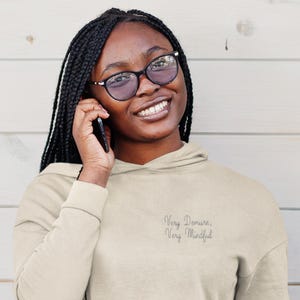 Very Demure Very Mindful Embroidery File Design 4 X 4 Inch Hoop Trendy ...