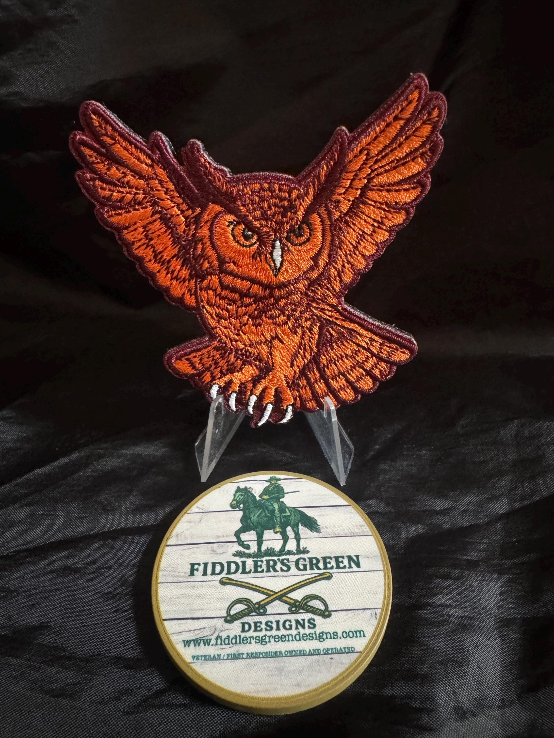 Fierce Owl Velcro Patch
