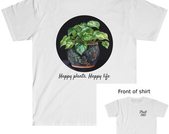 Houseplant T-shirt , Plant shirt , Pothos Shirt , Fairycore Aesthetic, Cottagecore , Ceramic , Plant Dad , Houseplant, Plants, Plant, Pothos