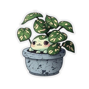 Pothos sticker, Gardener, Pothos, Plant lover, Sticker, Laptop sticker, Phone sticker, Cute sticker, Plant sticker, Plants, Outdoors, Garden