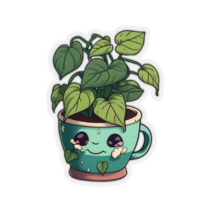 Pothos sticker, Gardener, Pothos, Plant lover, Sticker, Laptop sticker, Phone sticker, Cute sticker, Plant sticker, Plants, Outdoors, Garden