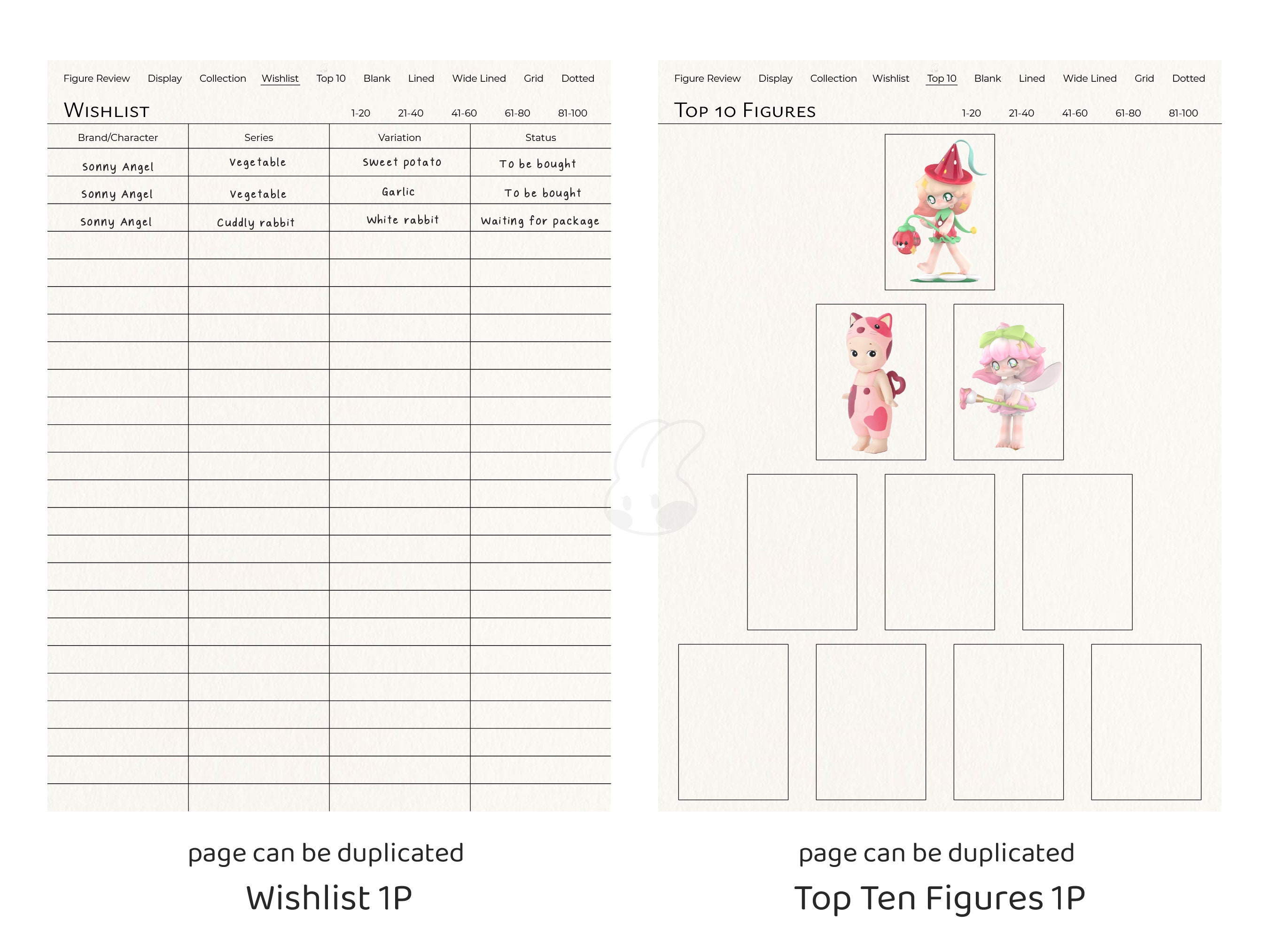 Digital Blind Box Journal, Blind Box Tracker, Review Blind Boxes and ...